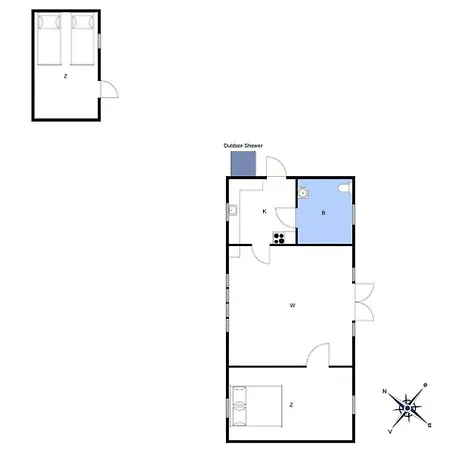 House From 1936 On Bornholm With 30 M To The Water Ferienhaus Neksø